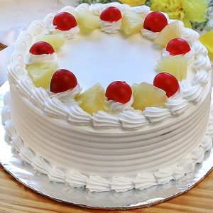 Fresh Cream Cake (Pineapple)